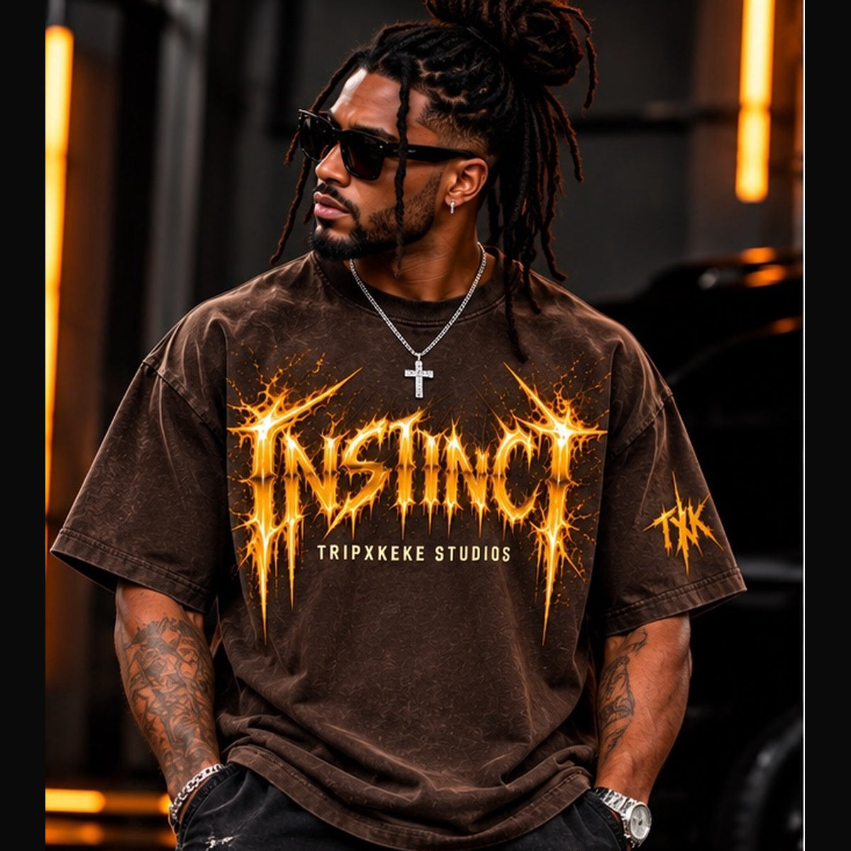 INSTINCT front shirt mockup