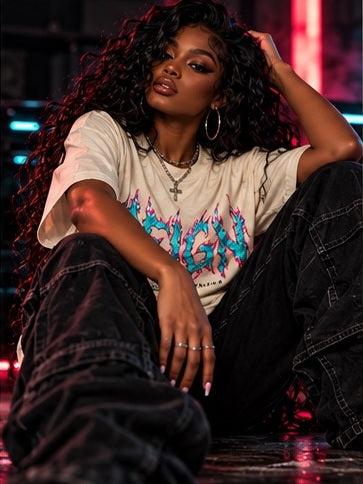 REIGN ivory shirt, low-pose view