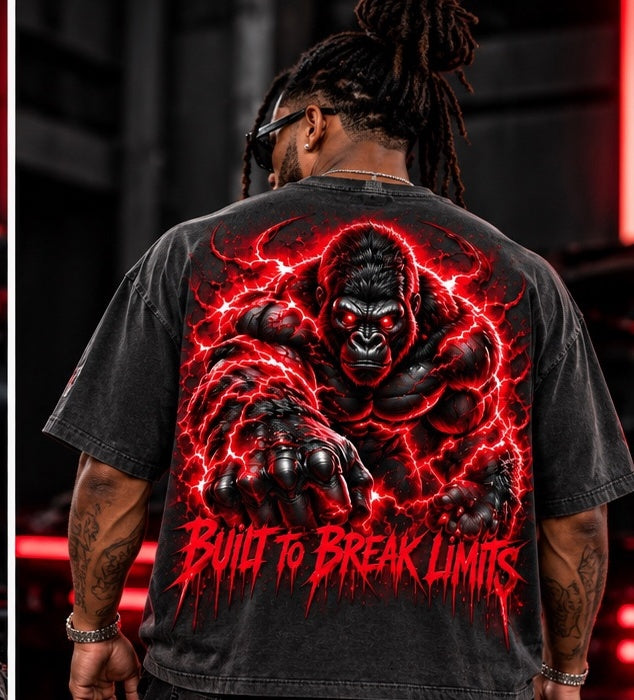UNTAMED gorilla shirt back mockup