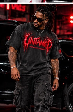 UNTAMED shirt full body mockup